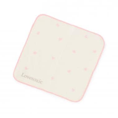 ハート総柄ハンドタオル