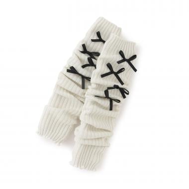 リボンつきレッグカバー