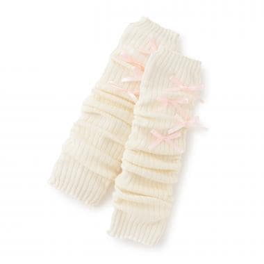 リボンつきレッグカバー