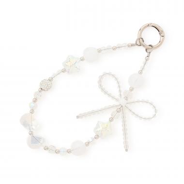 リボンビーズストラップ