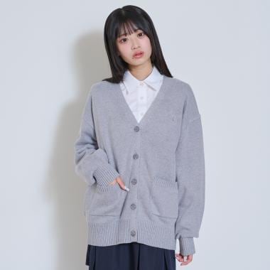 【卒服・セレモニー・フレッシャーズ】【洗える】スクールニットカーディガン