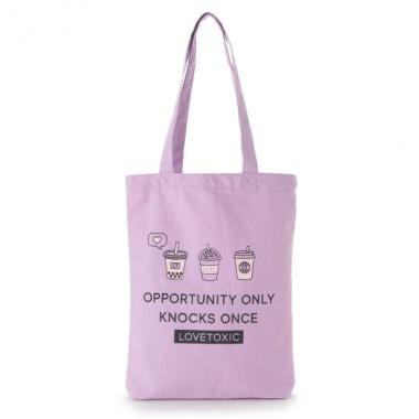 ドリンクプリントトートバッグ