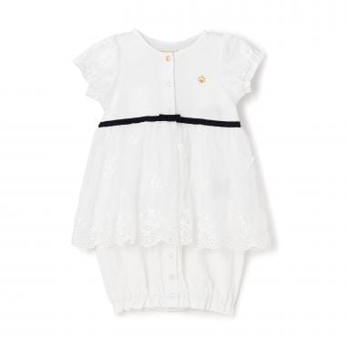 バタフライエンブロイダリーショート2wayオール