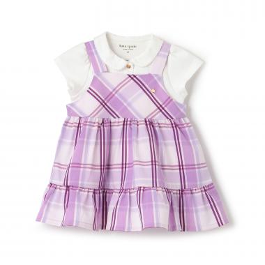 チェックジャンパースカート＆トップスセット