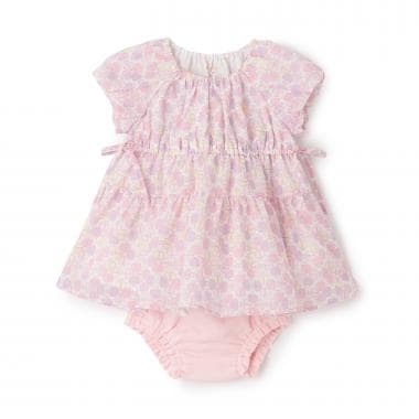 スペードフラワーティアードワンピース