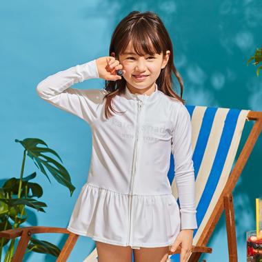 トドラー ロゴラッシュガード【SWIM】【日本製】(SS(90-100cm