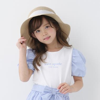 トドラー ストライプスリーブTシャツ(100cm オフ ホワイト