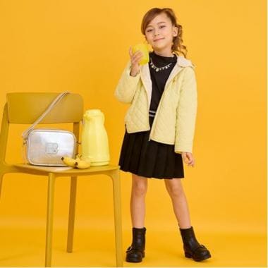 kate spade プリーツスカート 黒 kate spade new york kids（ケイトスペードニューヨーク）の