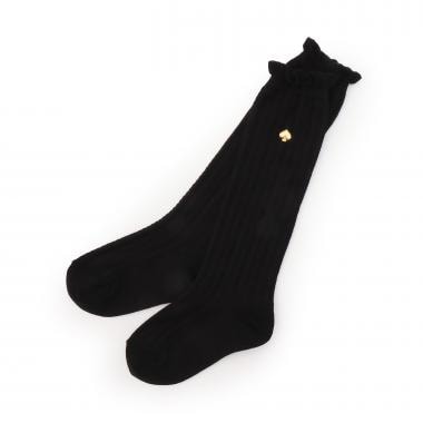 透かし編みハイソックス