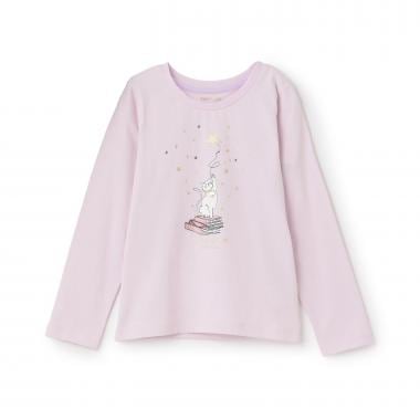 キャットインスターダスト長袖Tシャツ