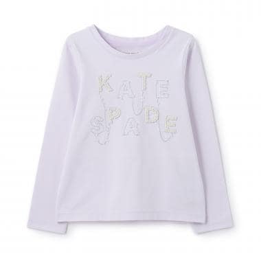 ビジューロゴ長袖Tシャツ