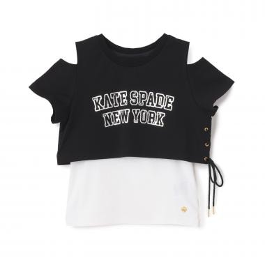 ロゴカットソー＆キャミソールセット