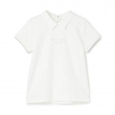 ロゴ衿つきカットソー