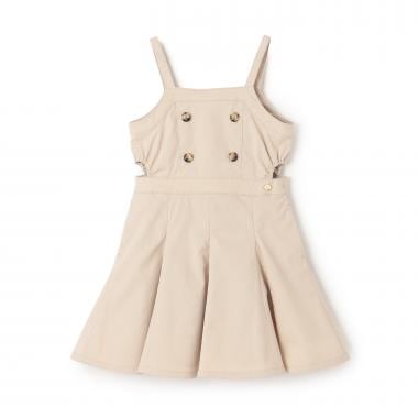 サイドカットアウトジャンパースカート