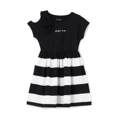 ボウストライプワンピース