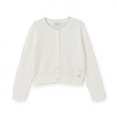 アイレットカーディガン