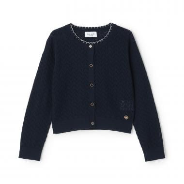 アイレットカーディガン