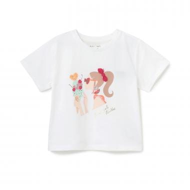 オレンジアイスクリームTシャツ