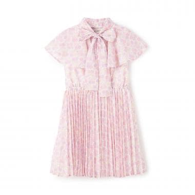 スペードフラワーケープスリーブワンピース