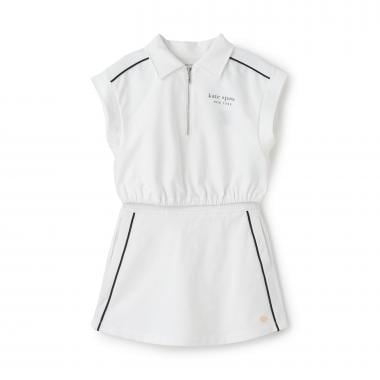 ハーフジップアップカットソー＆キュロットセット