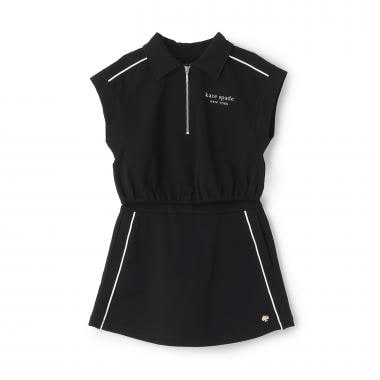 ハーフジップアップカットソー＆キュロットセット