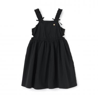 カットアウトギャザーワンピース