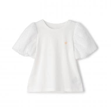 フリルパフスリーブTシャツ