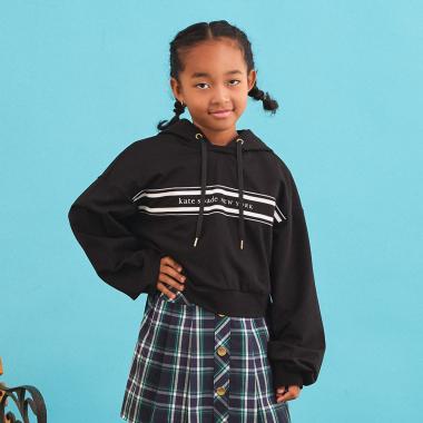 katespade ケイトスペードニューヨーク150 3wayパーカ　ブラック ケイト・スペード ニューヨーク キッズ(kate spade new york kids)の