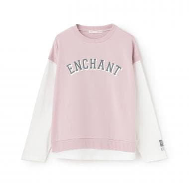 【吸水速乾／さらさら】ベストレイヤード長袖Tシャツ