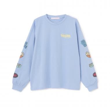 【7days】ワッペンプリントルーズTシャツ