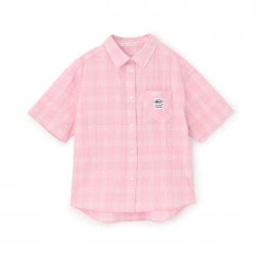 【7days】チェックビック半袖シャツ