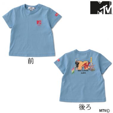 【MTV】 浮世絵モチーフバックデザインTシャツ