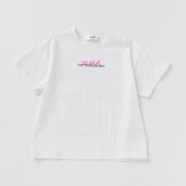 ネオンカラーロゴ半袖Tシャツ