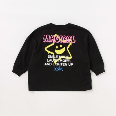 ペイントキラッキーグラフィック長袖Tシャツ