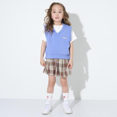プリーツプリーズキュロット XGFSK36J2 シフォン異素材MIXキュロットプリーツスカート Ver2.0