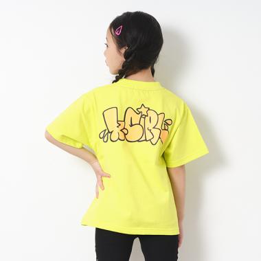 グラフィティロゴバックプリント半袖Tシャツ