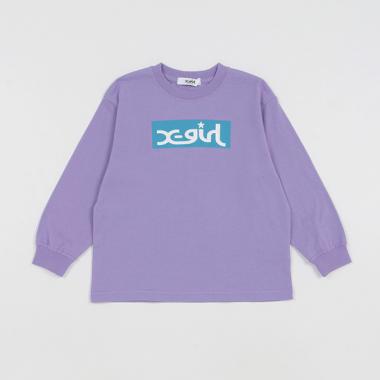 ボックスロゴ長袖Tシャツ