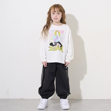サイドロゴメッシュ切替パンツ