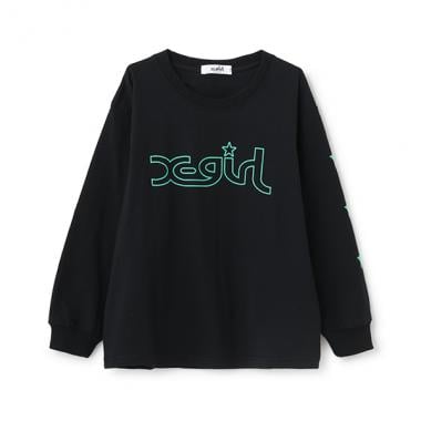 ミルズロゴ長袖Tシャツ
