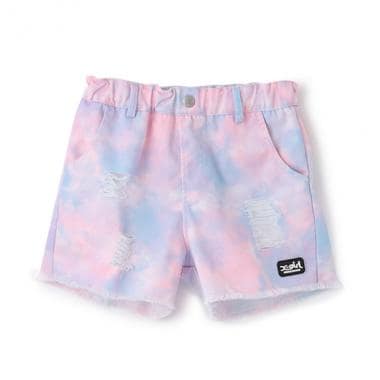ダメージ加工ショートパンツ