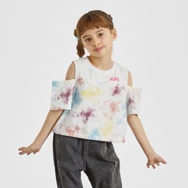 アソート総柄肩あき半袖Tシャツ