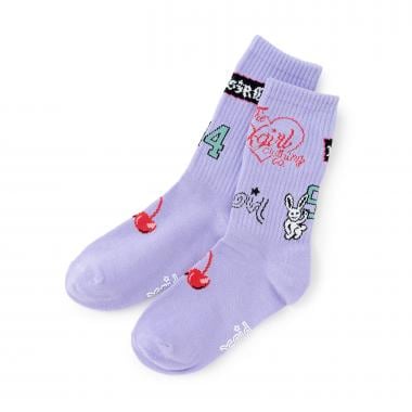 MIXロゴ クルーリブソックス