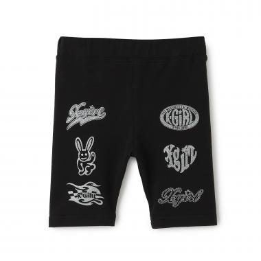 MIXロゴ5分丈レギンス