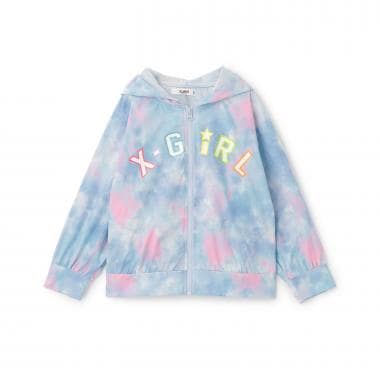 【遮熱･接触冷感･吸水速乾】総柄パーカー