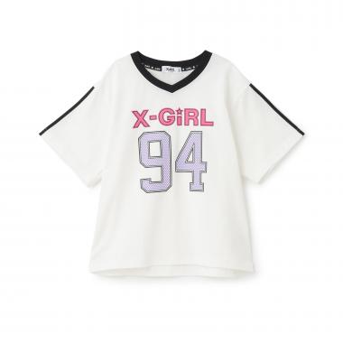 ユニフォームVネック半袖Tシャツ