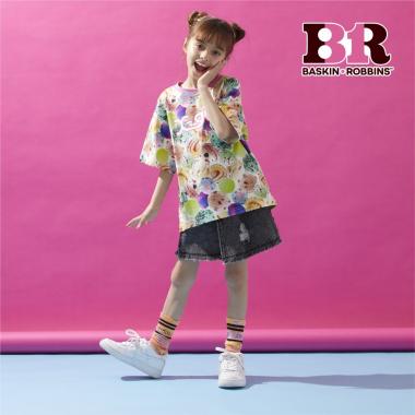 【サーティワン アイスクリーム】アイスクリーム転写半袖Tシャツ