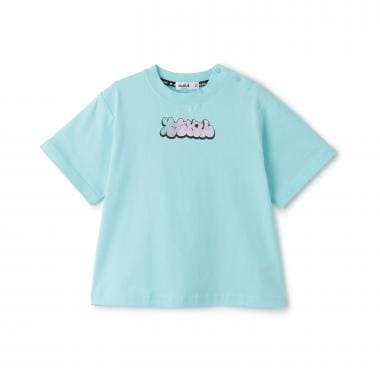 ガールイラストバックプリント ビッグTワンピ