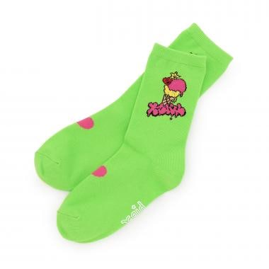 キラッキーアイスクリーム クルーソックス