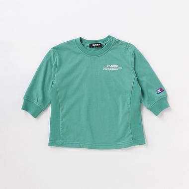 刺しゅうロゴビックシルエット長袖Tシャツ