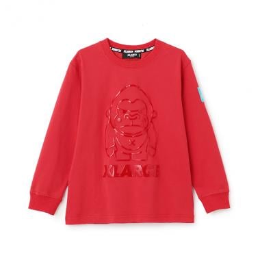 ファニーゴリラジェルプリント長袖Tシャツ